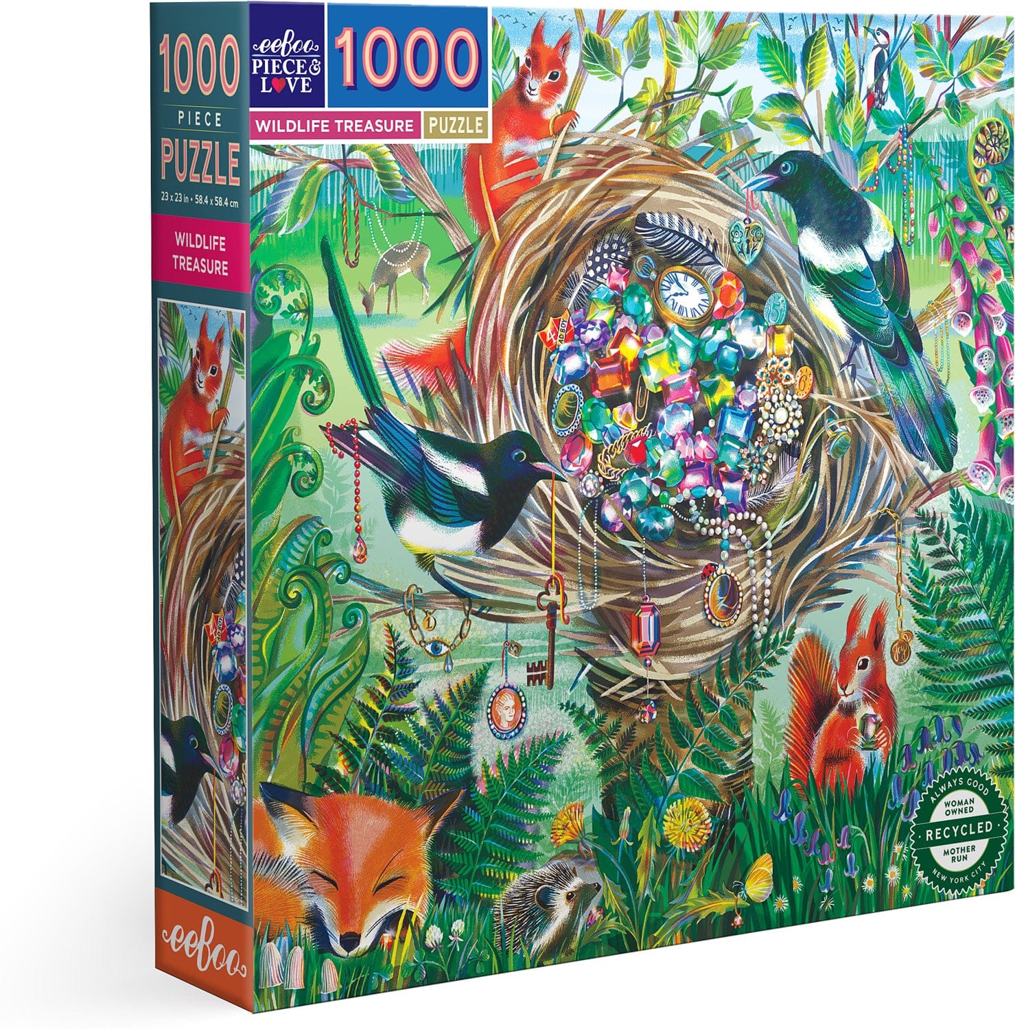 1000 Piece Puzzle Wildlife Treasure - Image 3