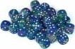 Festive® 12mm D6 Waterlily™/white Dice Block™ (36 dice) - Image 5
