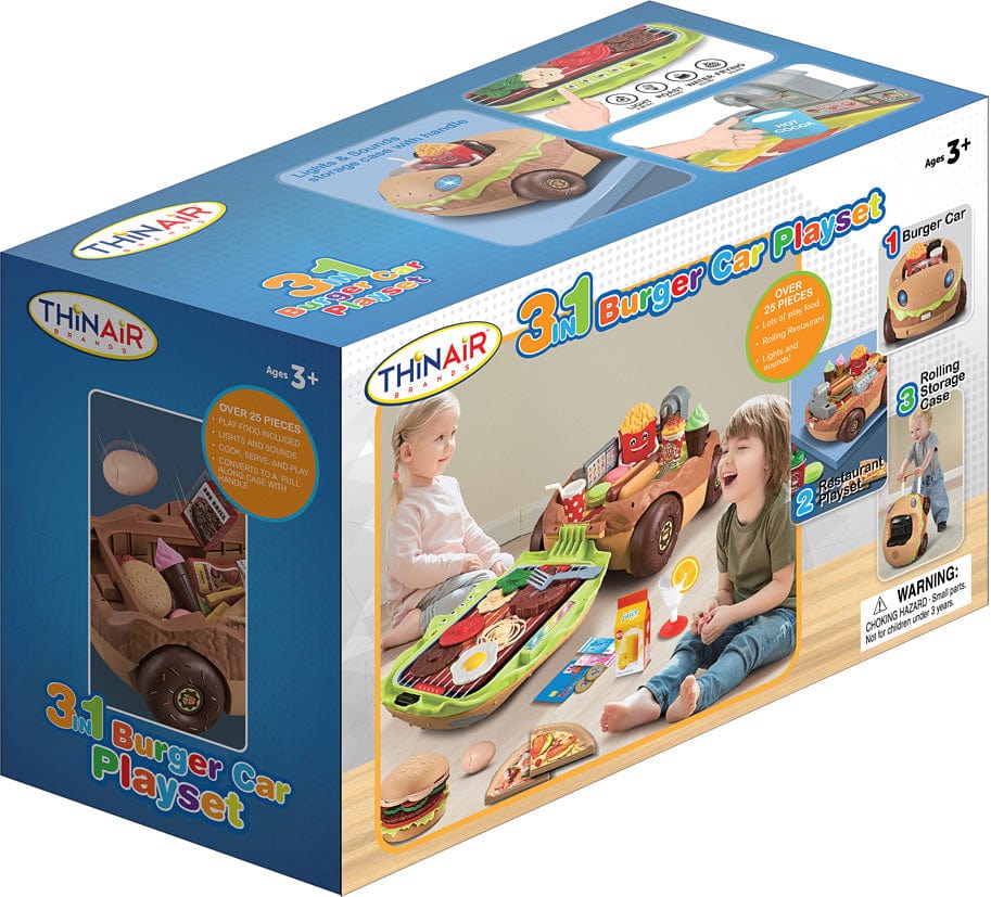 3 in 1 Burger Car Playset - Image 19