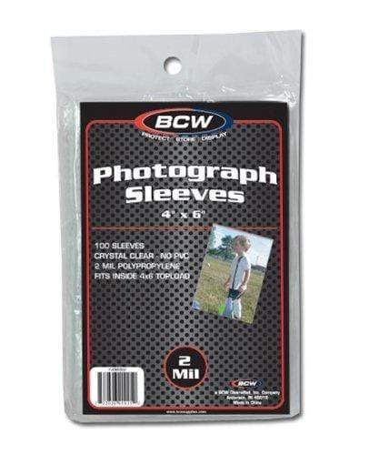 BCW 1-4X6SLV Bcw 4X6 Photo Sleeves
