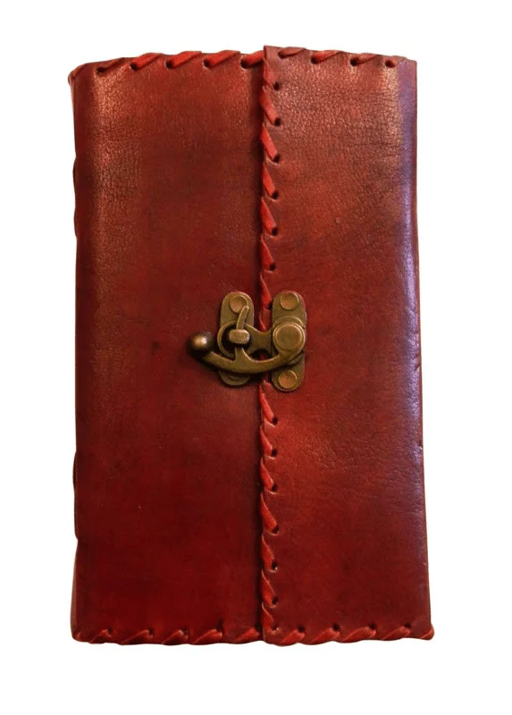 5.5 x 9 Plain Leather Journal