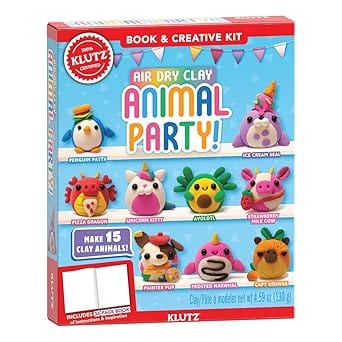 Air-Dry Clay Animal Party!