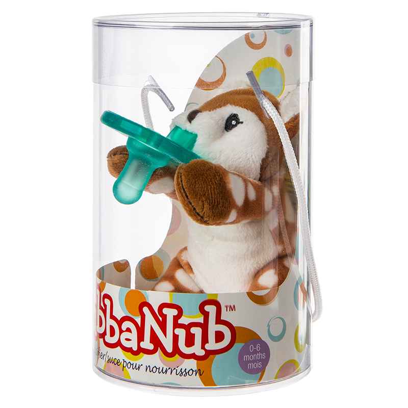 Amber Fawn WubbaNub Pacifier – 6″