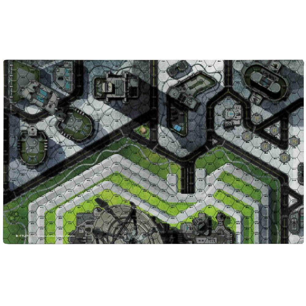 BattleTech BattleMat: City - HPG Heliport/Plaza - Image 2