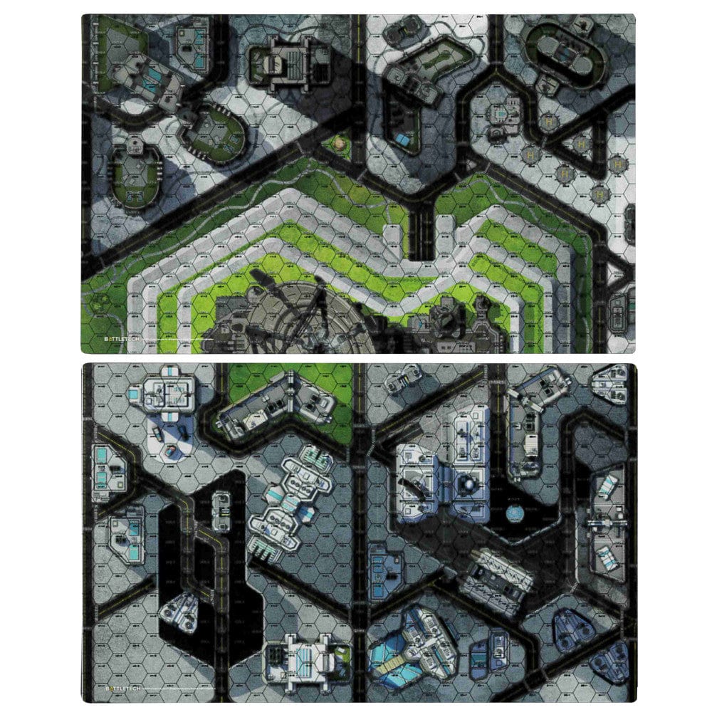 BattleTech BattleMat: City - HPG Heliport/Plaza - Image 4