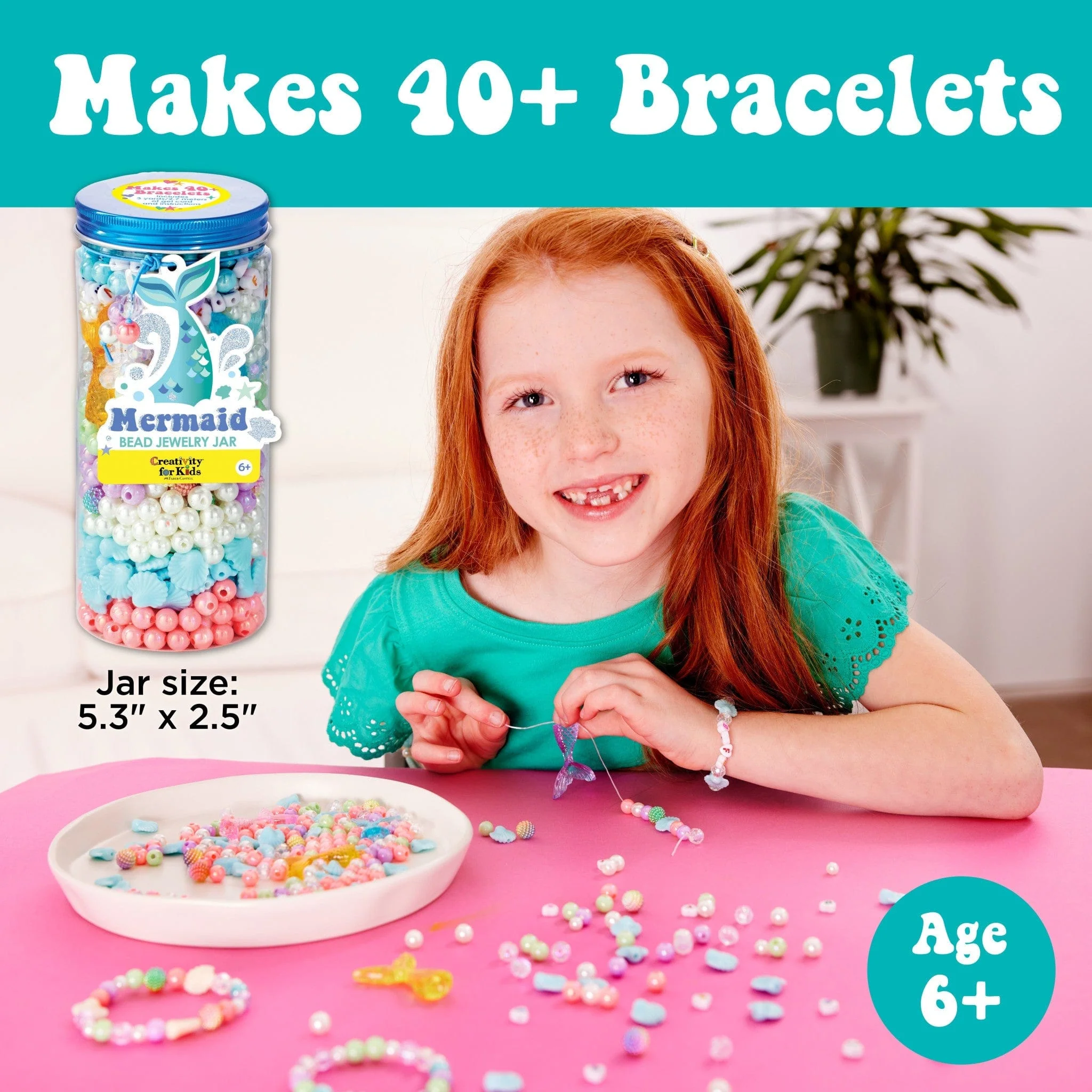 Bead Jewelry Jar Mermaid - Image 2