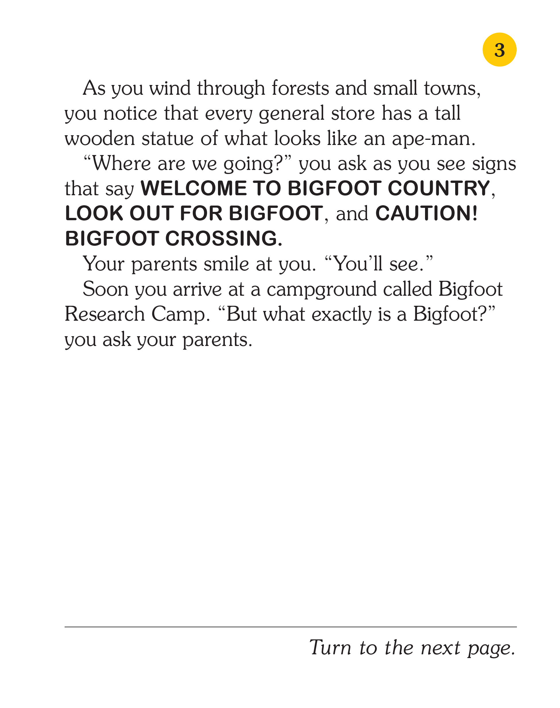 Big Bigfoot's Secret Vacation, Children's Book - Image 4