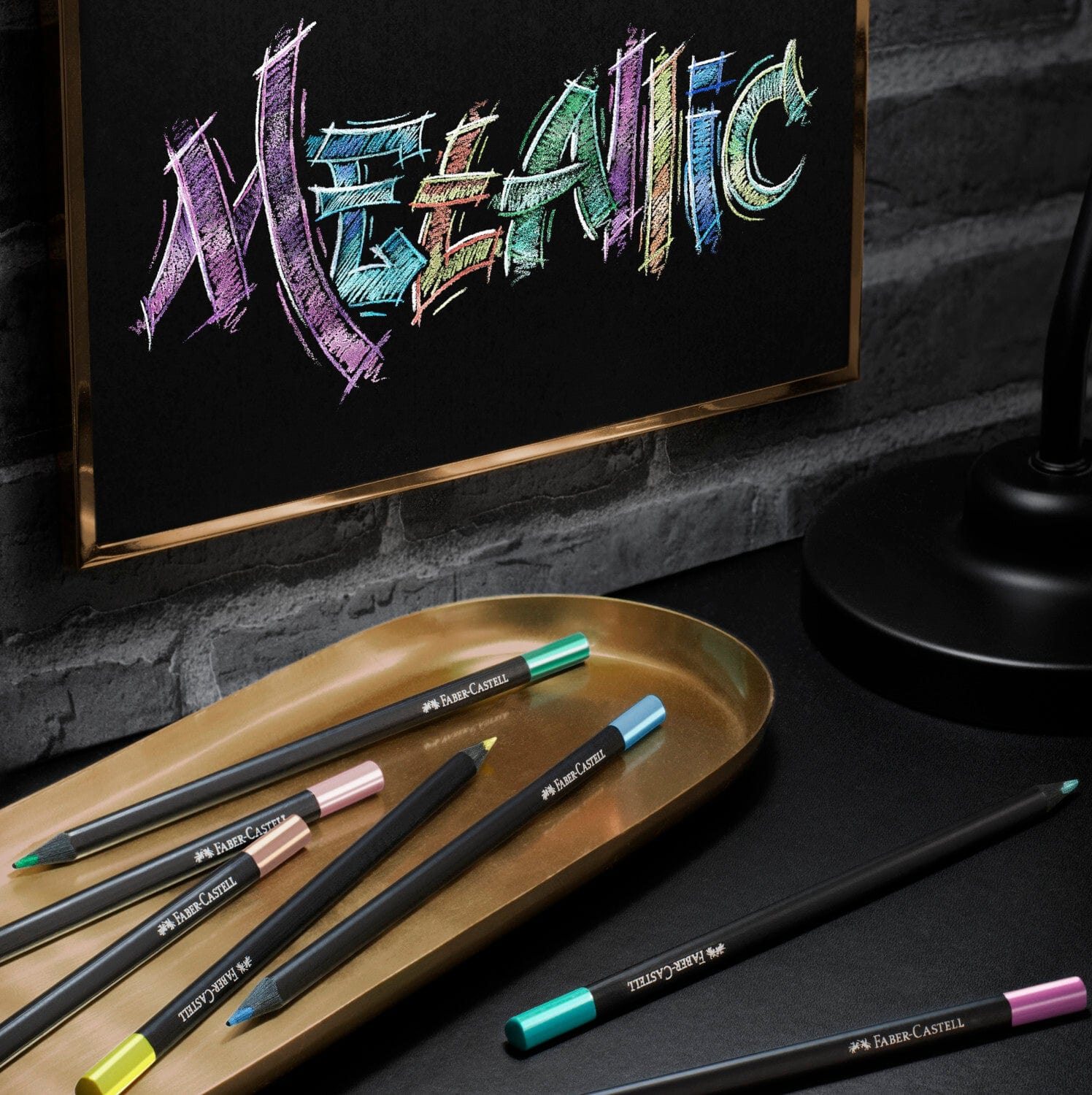 Black Edition Colored Pencils, Metallic - Box of 12 - Image 5