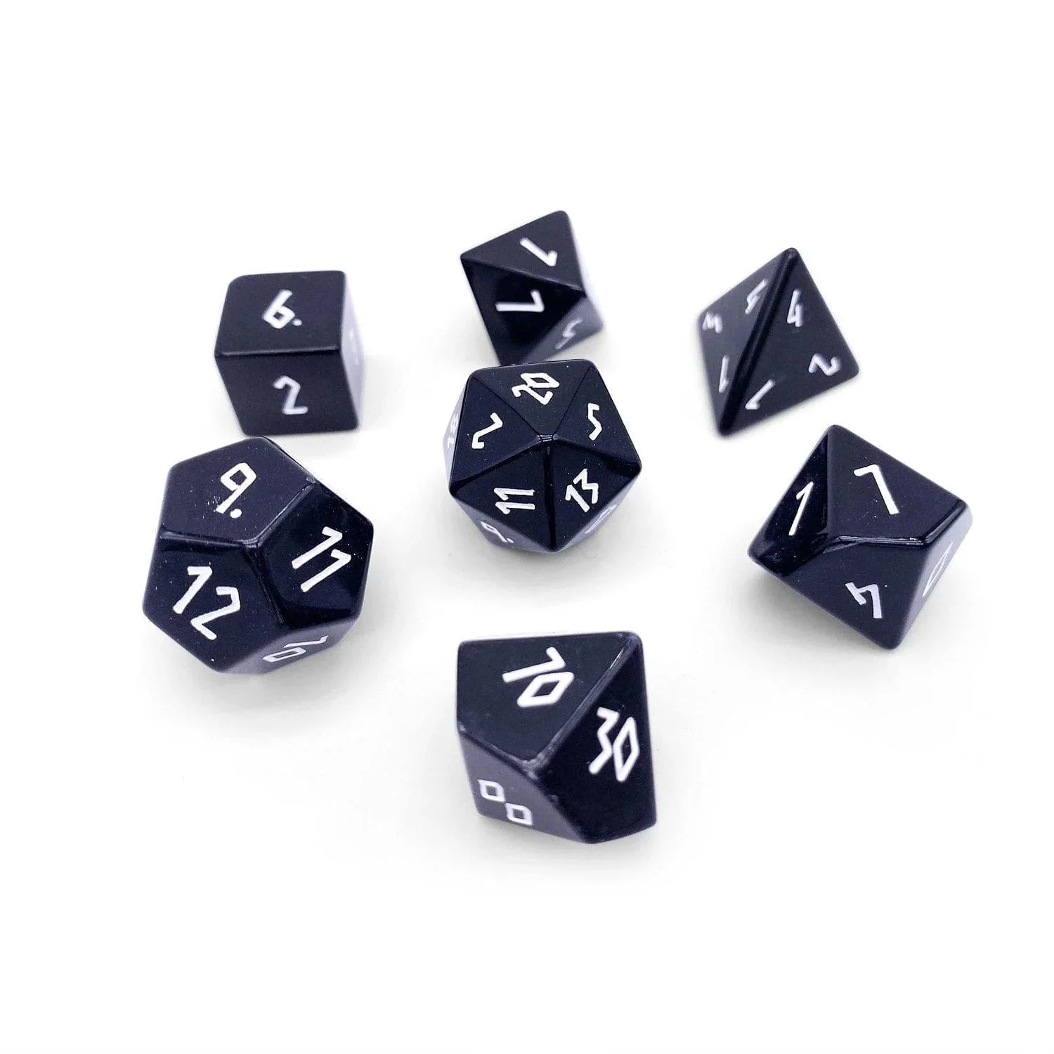 Black Obsidian 7 Die Set