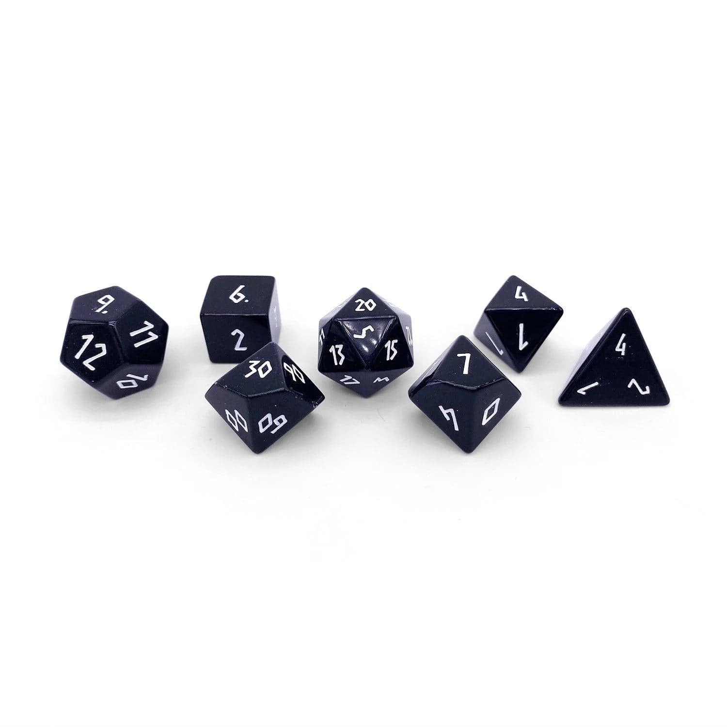 Black Obsidian 7 Die Set - Image 4