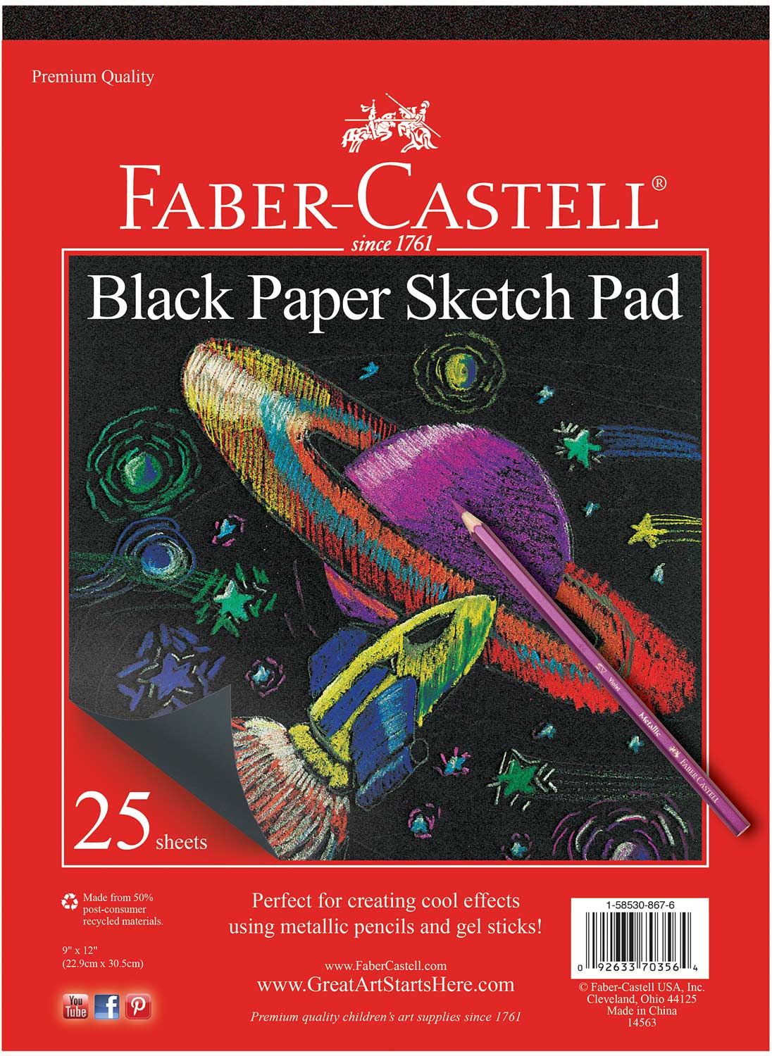 Black Paper Sketch Pad - Image 3