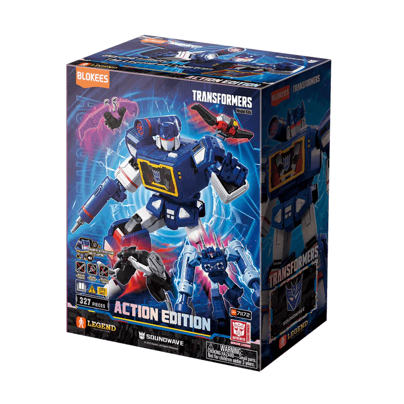 Blokees Figures - Transformers Action Edition 03 Soundwave
