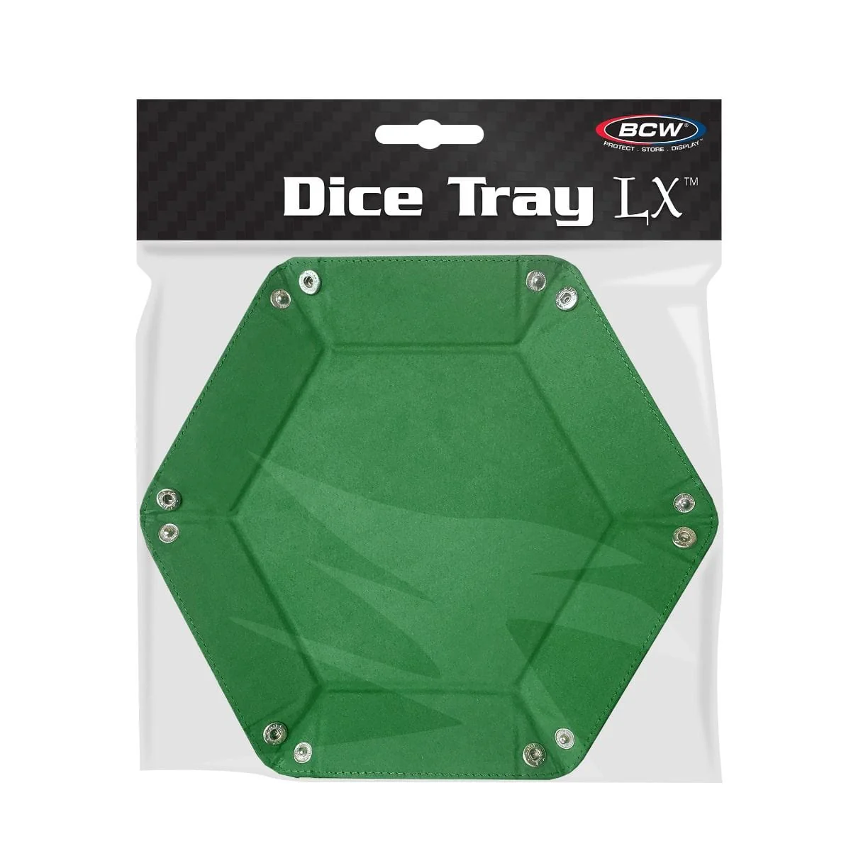 Green Hexagon Dice Tray