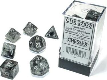 Borealis Light Smoke/silver Luminary Polyhedral 7-Die Set - Image 7