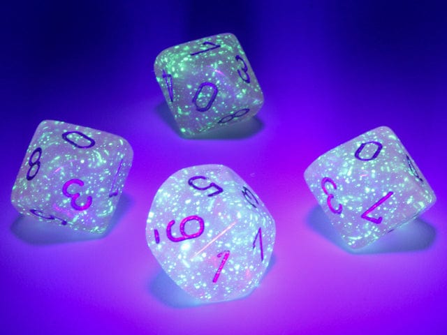 Borealis Pink Silver d10 Set - Image 4