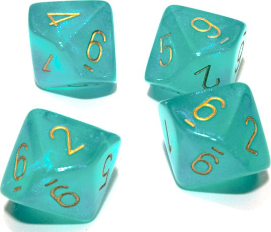 Borealis Teal Gold D10 Set new - Image 2