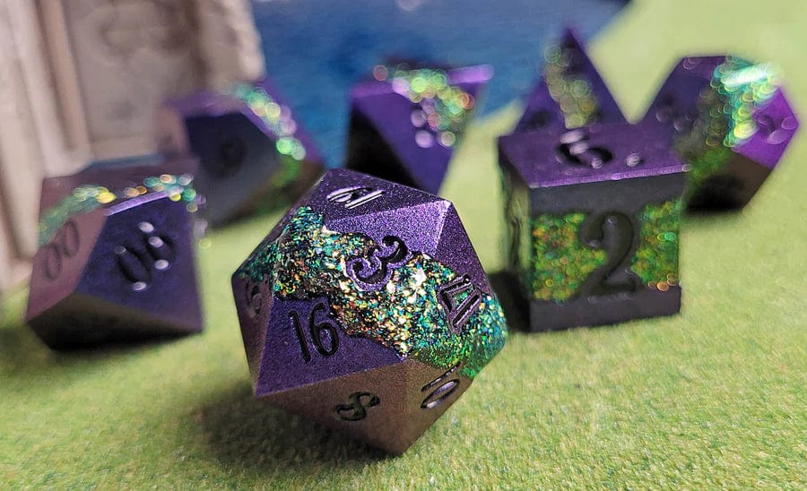 Brilliant Expanse Metal 7 Dice Set