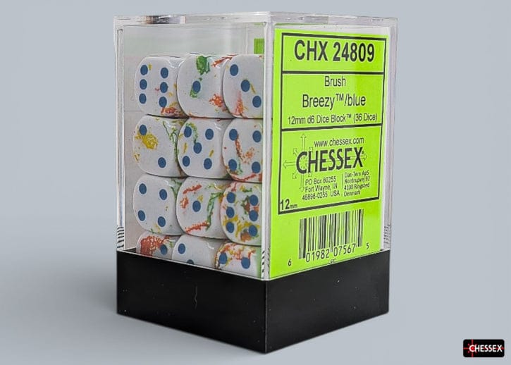 Brush Breezy/blue d6 Dice Block (36 Dice) - Image 2