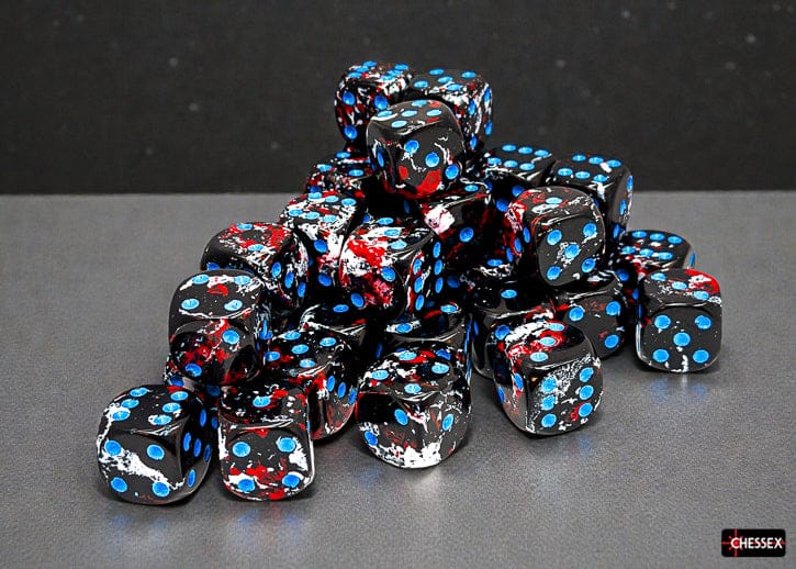 Brush Darkside/blue d6 Dice Block (36 Dice)