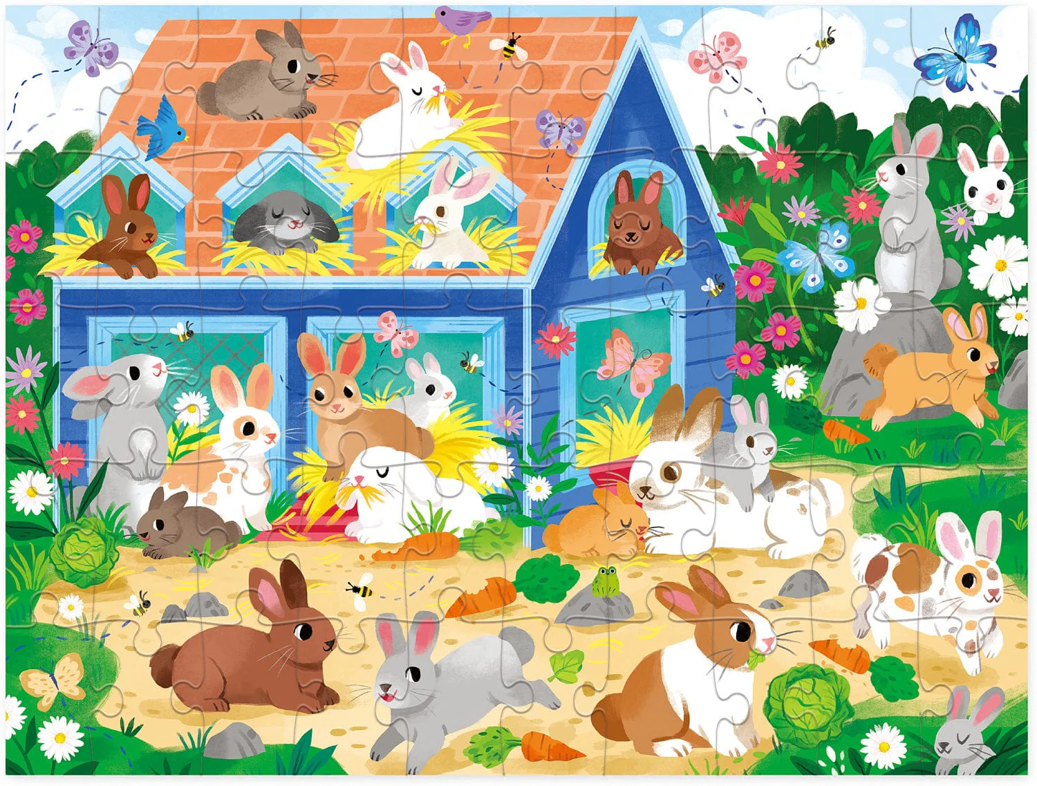 Bunny House 50 Piece Puzzle - Image 2