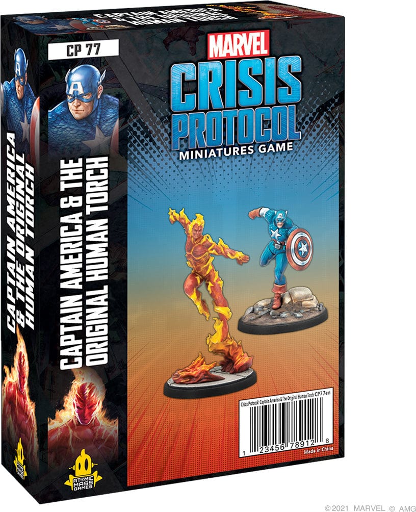 Marvel: Crisis Protocol - Captain America & The Original Human Torch - Image 6