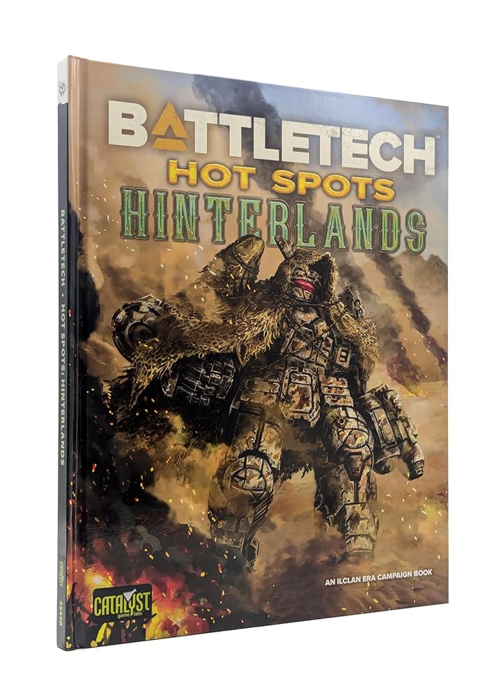 Catalyst Game Labs BattleTech Hot Spots Hinterlands - Role Playing Game Book - For 1+ Players and Ages 14+