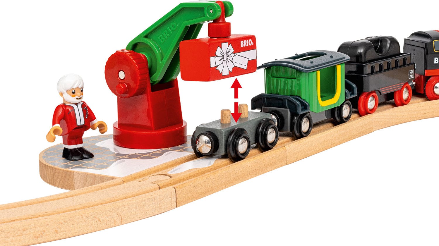Ravensburger BRIO Christmas Train Set - Image 3