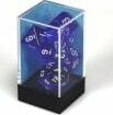 Translucent Polyhedral Blue/white 7-Die Set - Image 4