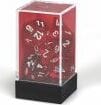 Translucent Polyhedral Red/white 7-Die Set - Image 4