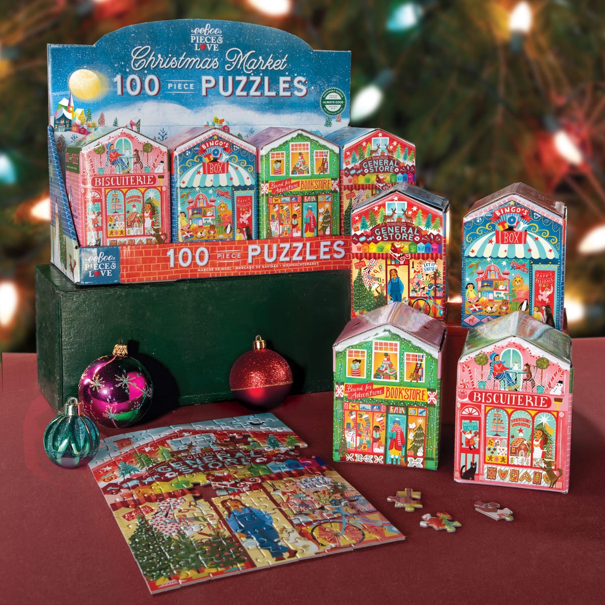 Christmas Market 100pc Puzz Asrt - Image 2