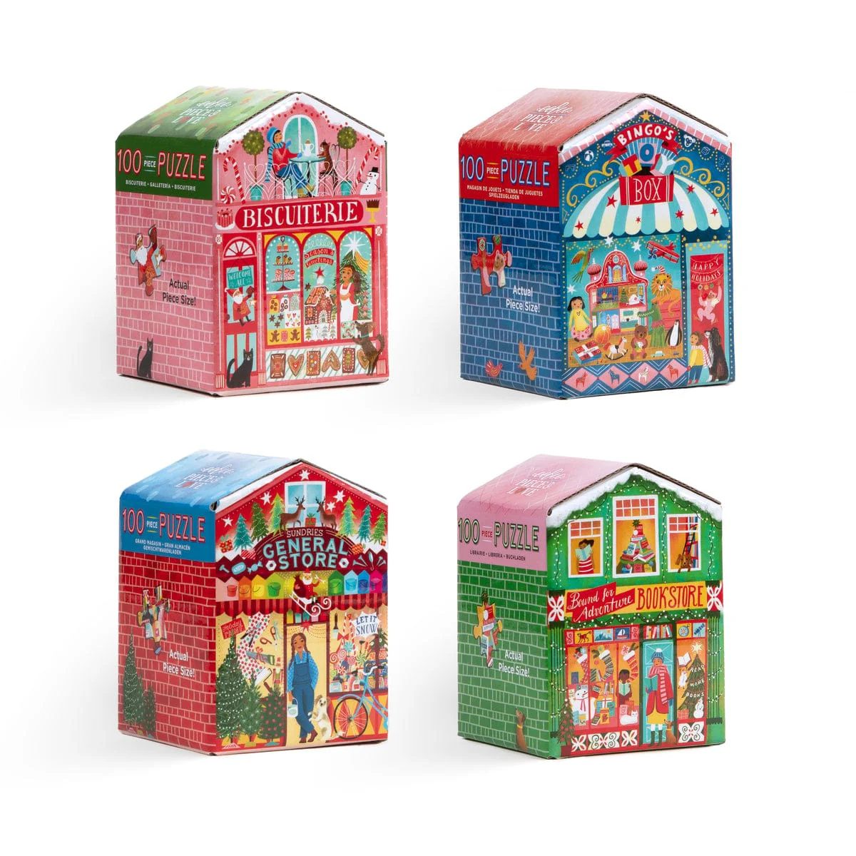 Christmas Market 100pc Puzz Asrt - Image 3