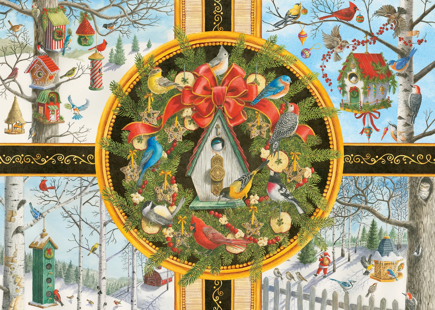 Christmas Songbirds - 500 Pieces Puzzle - Image 5