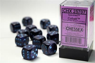 Speckled® 16mm D6 Cobalt™ Dice Block™ (12 dice) - Image 3