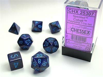 Speckled® Polyhedral Cobalt™ 7-Die Set