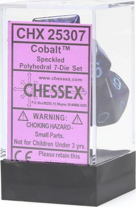 Speckled® Polyhedral Cobalt™ 7-Die Set - Image 2
