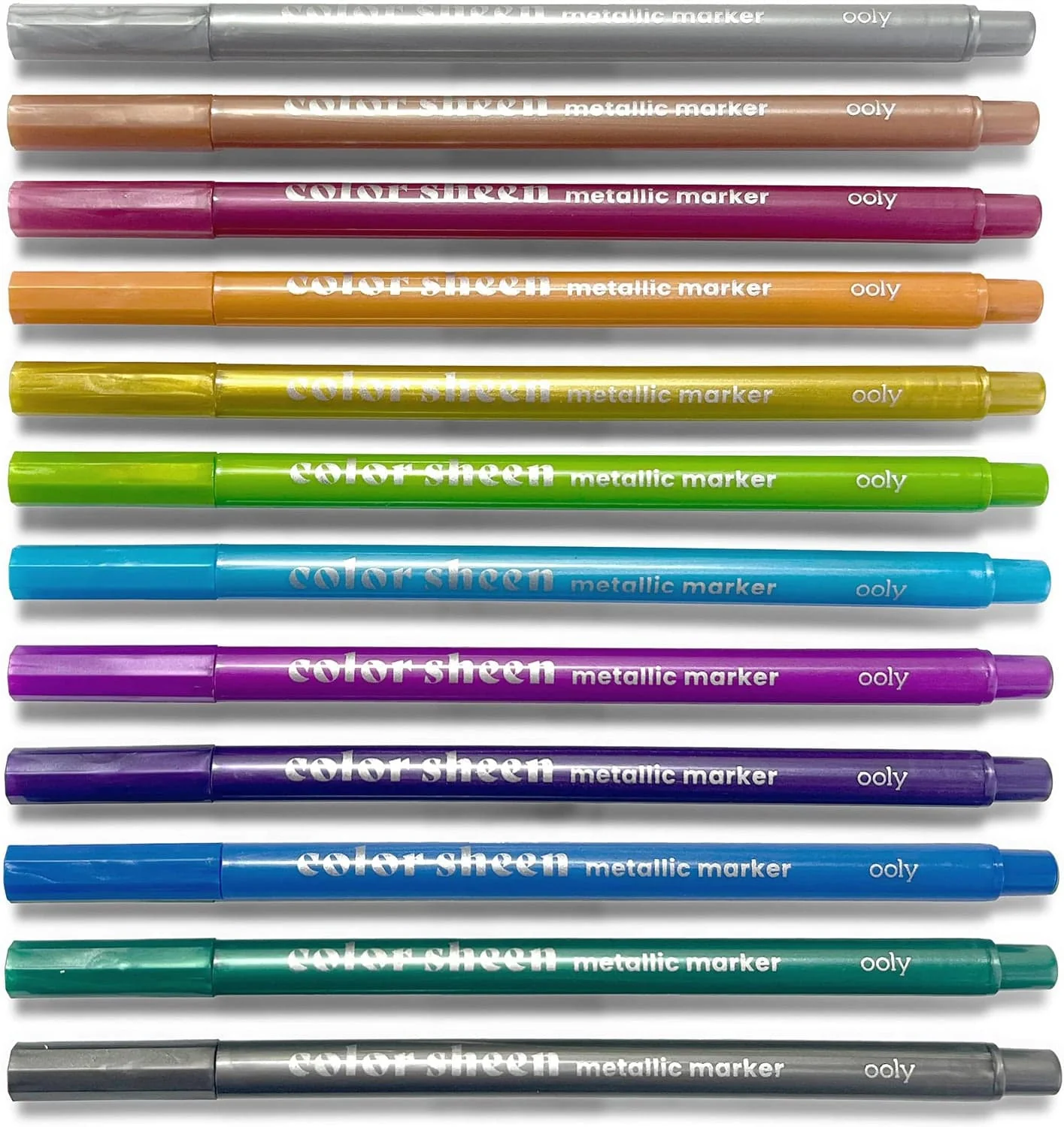 Color Sheen 12 Metallic Markers - Image 3