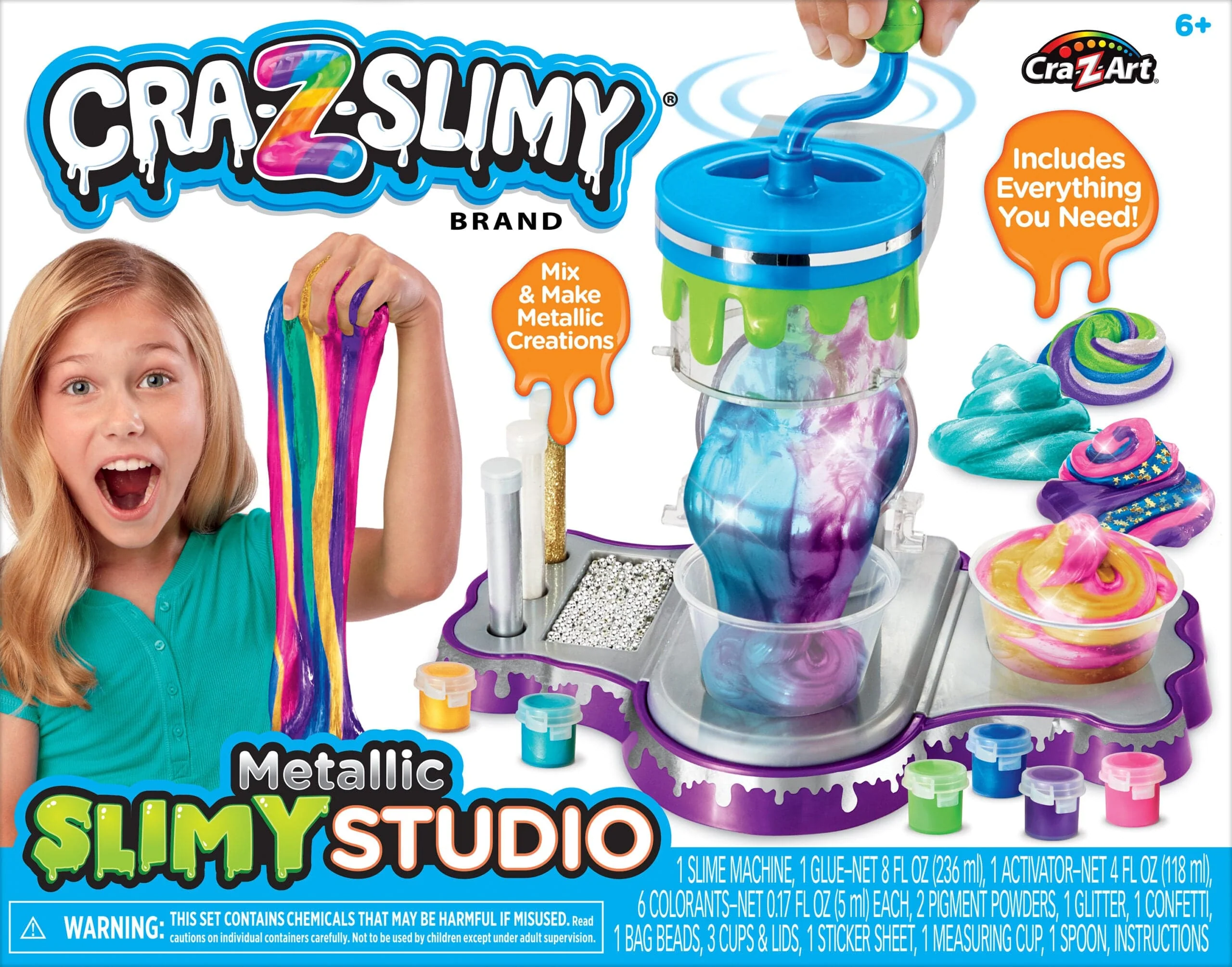 Cra-Z-Slimy Metallic Slimy Studio - Image 3
