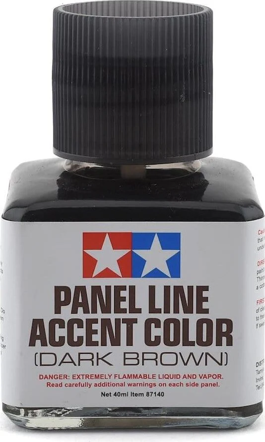 Tamiya Panel Line Accent Color (Dark Brown) (40ml) - Image 5