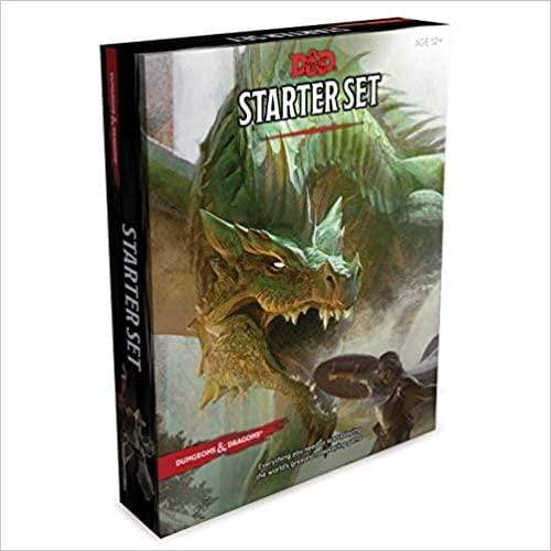 Dungeons & Dragons Starter Set (Six Dice, Five Ready-to-Play D&D Characters With Character Sheets, a Rulebook, and One Adventure): Fantasy Roleplaying Game Starter Set