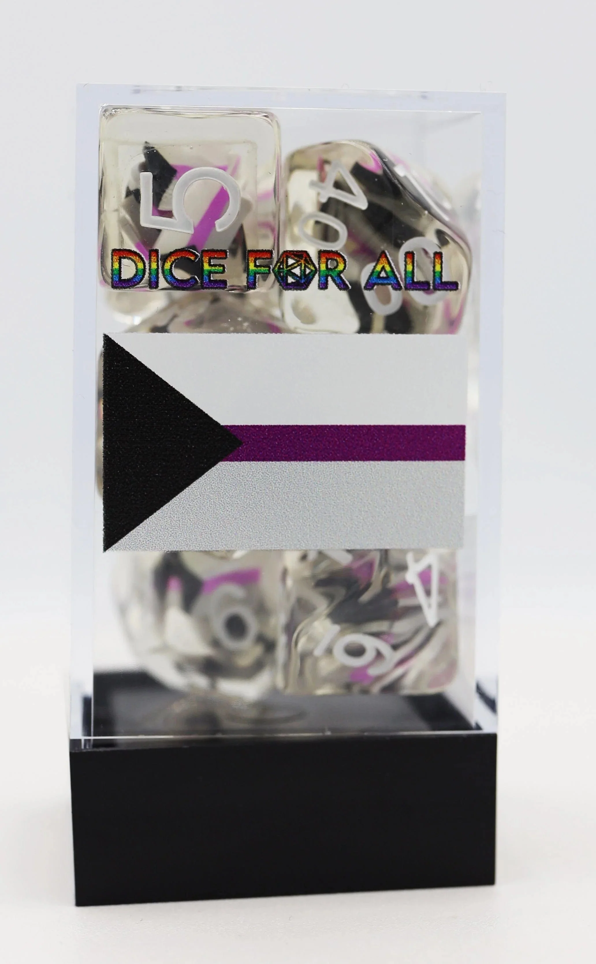 Demisexual RPG Dice Set