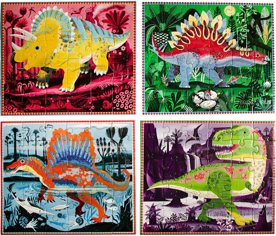 Dinosaurs Skeletal Systems - Four 36 Piece Puzzles - Image 2