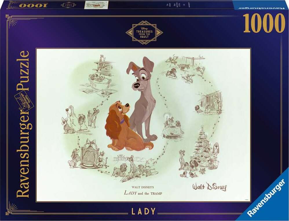 Disney Vault: Lady (1000 pc Puzzle) - Image 3