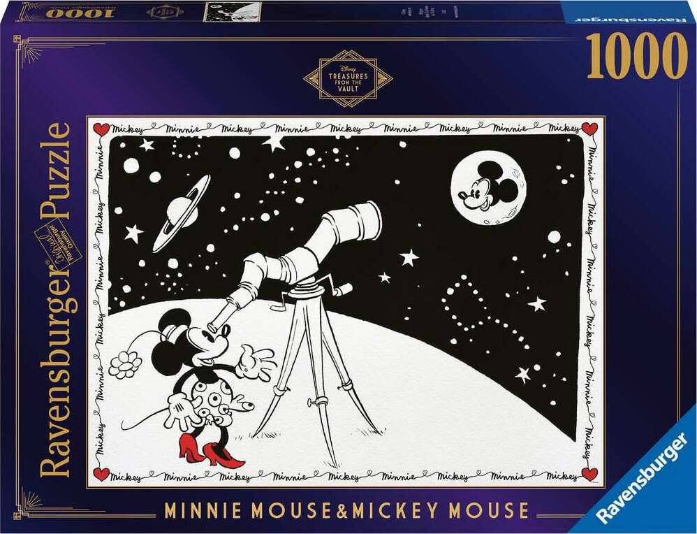 Disney Vault: Minnie Mouse & Mickey Mouse (1000 pc Puzzle) - Image 2