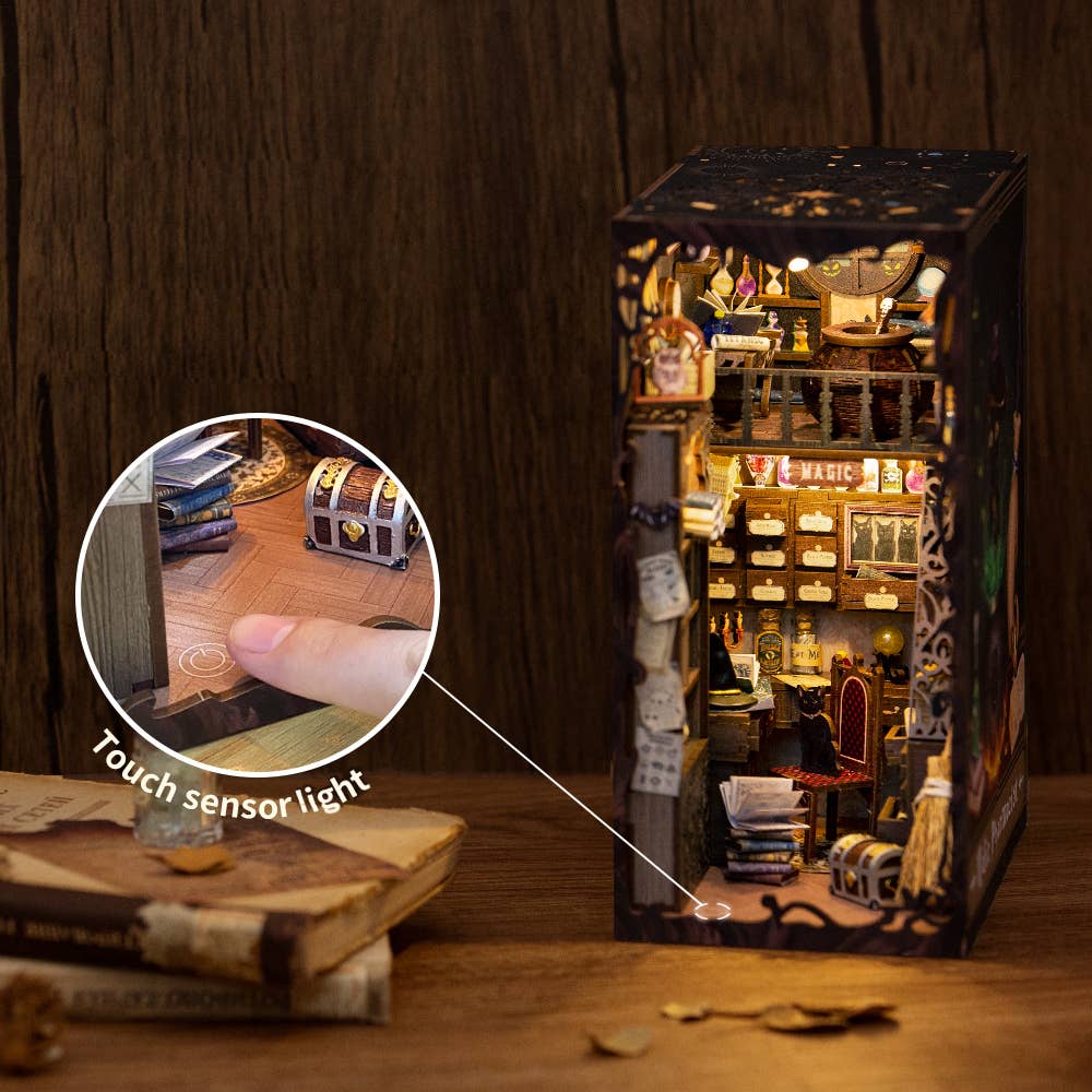 DIY Book Nook Kit: Magic Pharmacist with Dust Cover - Image 8