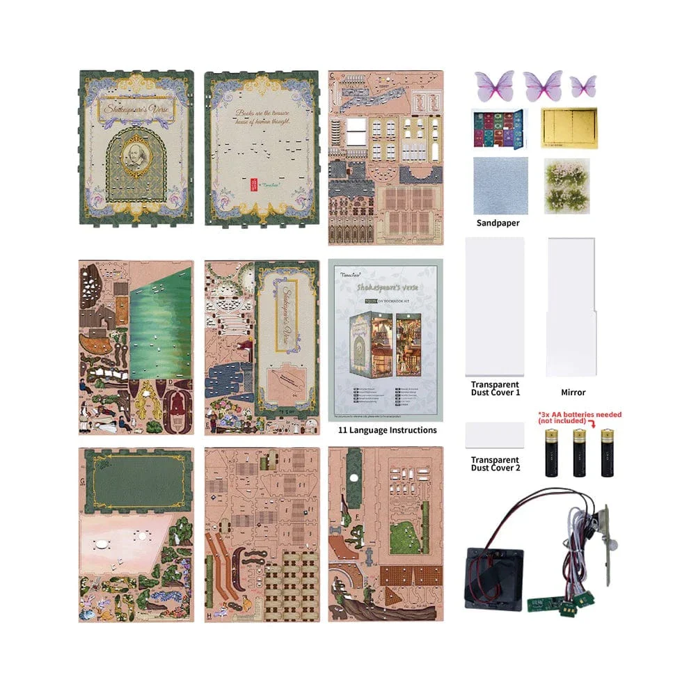 DIY Bookend Puzzle: Shakespeare's Verse - Image 3