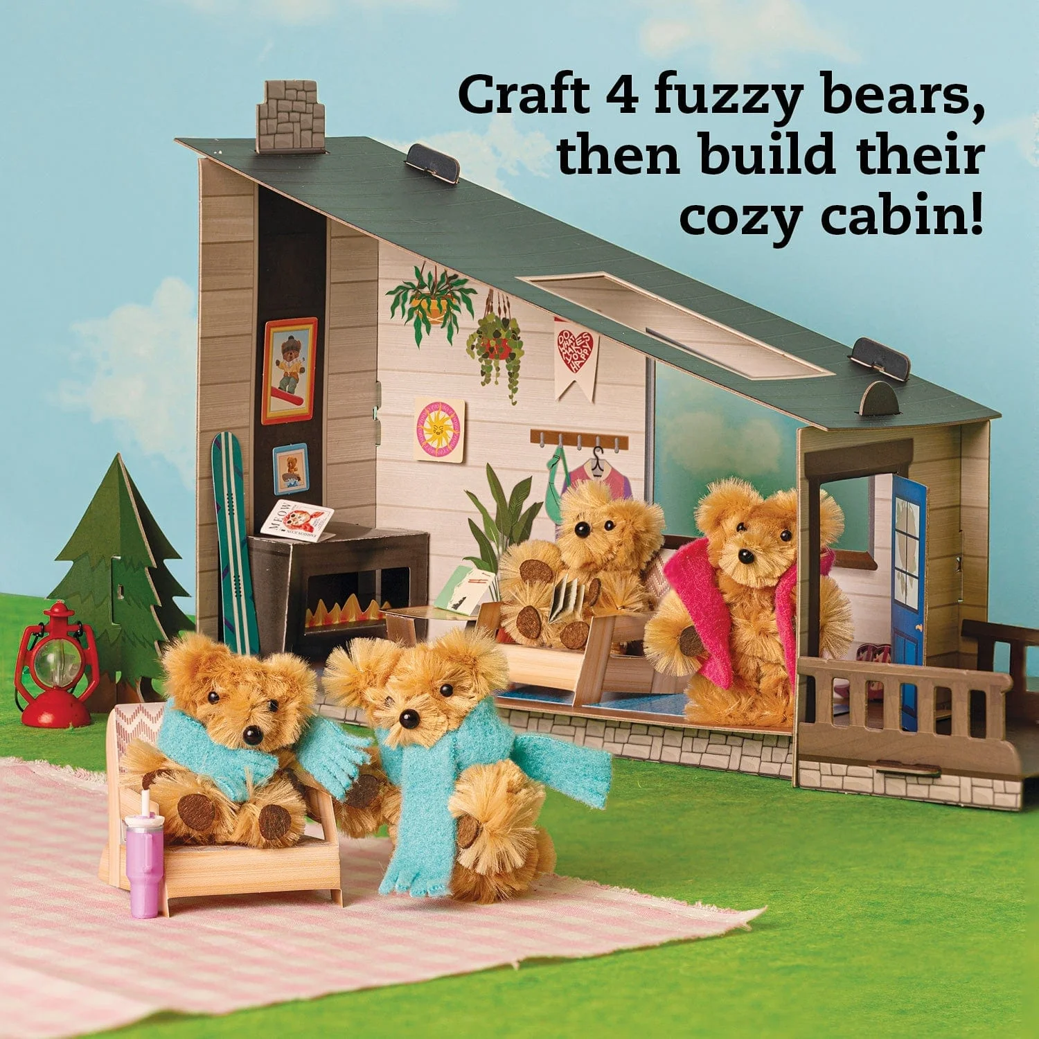 DIY Miniature Cozy Bear Cabin - Image 4