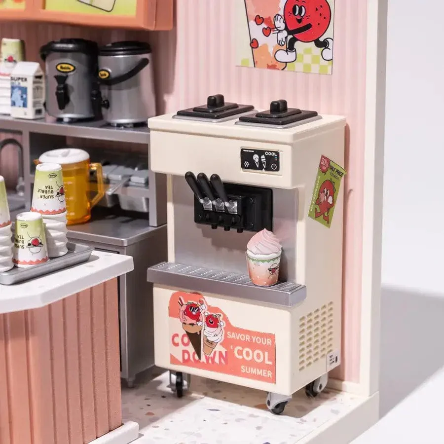 DIY Miniature House Kit: Double Joy Bubble Tea - Image 11