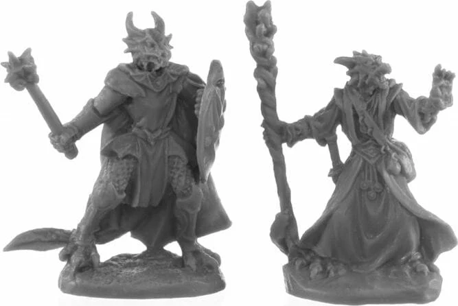 Dragonfolk Wizard and Cleric - Image 3