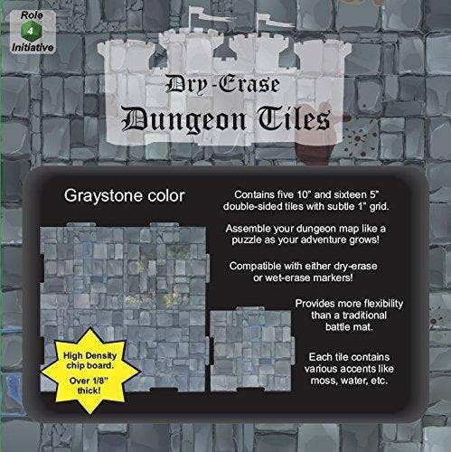Dry Erase Dungeon Tiles, various colors, shapes, and sizes - Image 4