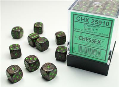 Speckled® 12mm D6 Earth Dice Block™ (36 dice)